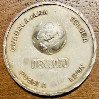 Medalla.Mundial de Fútbol.Mexico 1970