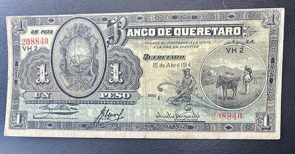 Queretaro.1Peso.1914
