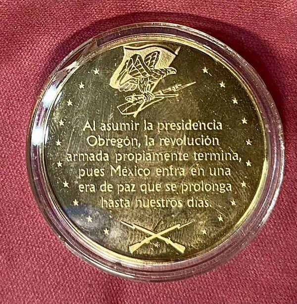 Mexico.Medalla.Alvaro Obregón - Image 2