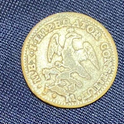 Mexico.1/2Real.1822