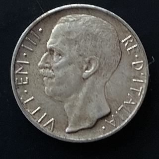 10 liras. Italia. 1927