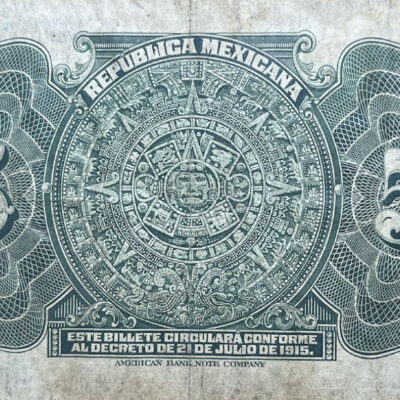 Mexico.5 pesos. Infalsificables