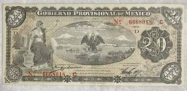 Veracruz.20Pesos.1914