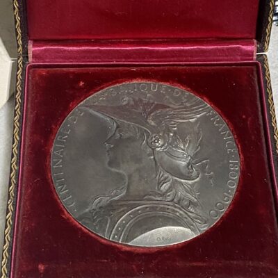 Medalla.Francia.1900.Enrique.Creel.Plata