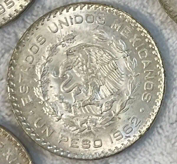 Mexico 1 Peso Morelos 1957-1967 Colección Completa - Image 4