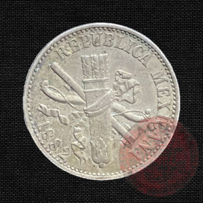 Mexico. 5 centavos. 1882