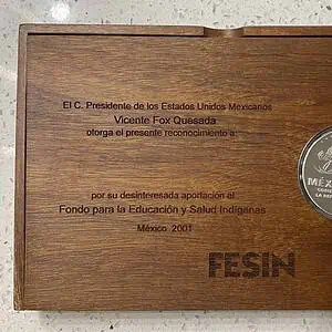 Set Medalla México VICENTE FOX 2001