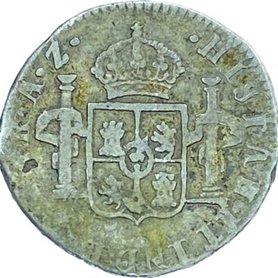 Mexico. 1 real. 1821
