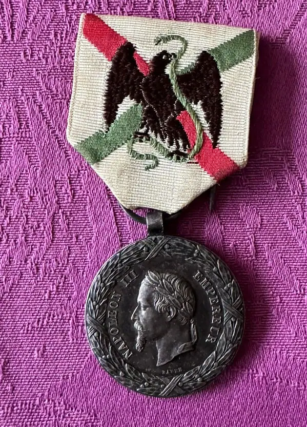 Condecoraciones.Mexico.1862-1863