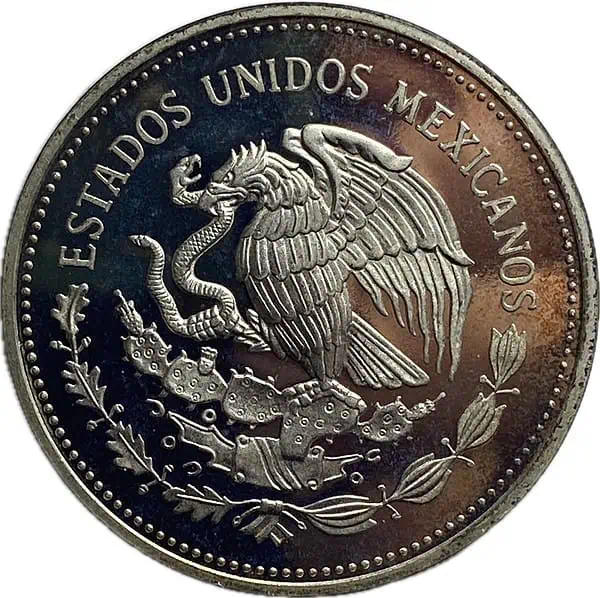 Medalla. 75 aniversario revolución mexicana.1985 - Image 2