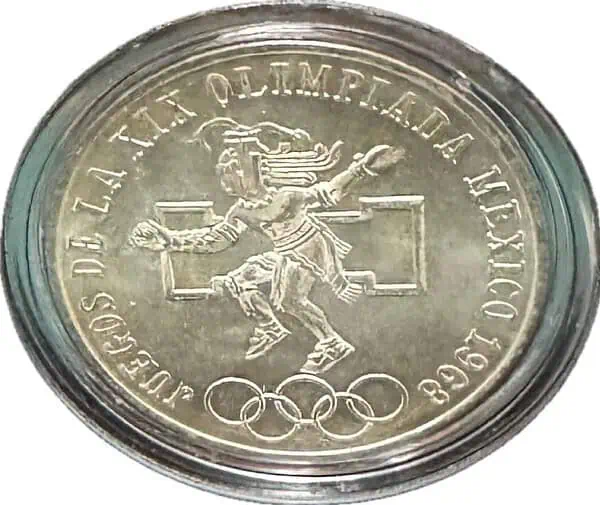 México 25Pesos 1968 Acrilico Conmemorativo - Image 3