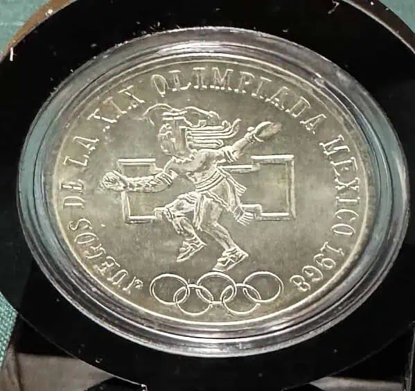 México 25Pesos 1968 Acrilico Conmemorativo - Image 4
