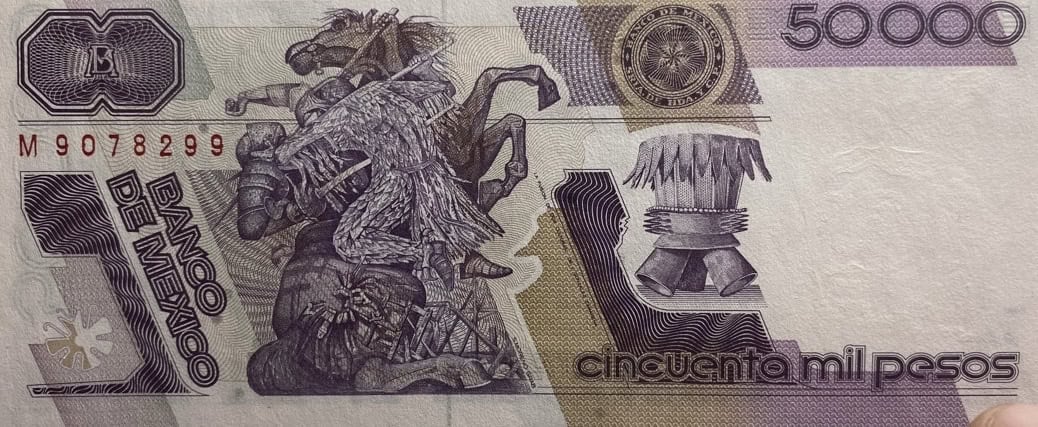 Mexico. 50000 pesos. 1990 - Image 2