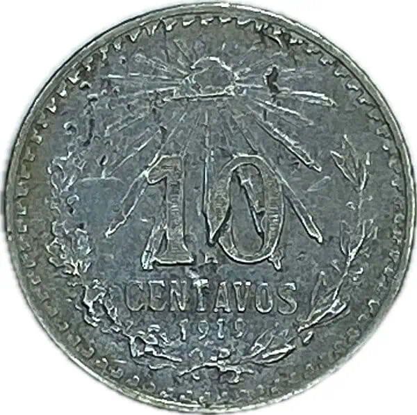 Mexico. 10 centavos. 1919