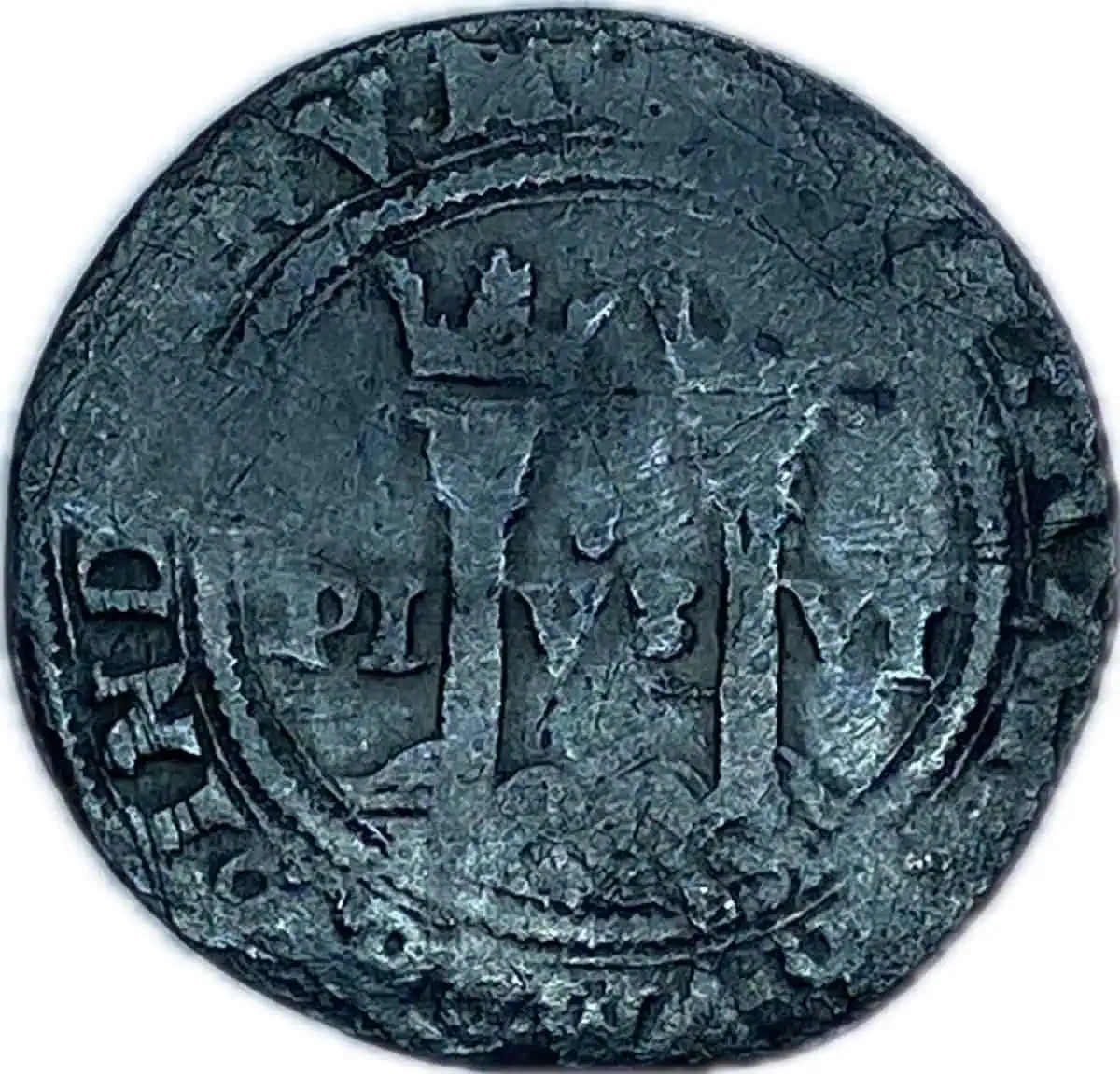 Mexico. 1 real. Carlos y Juana