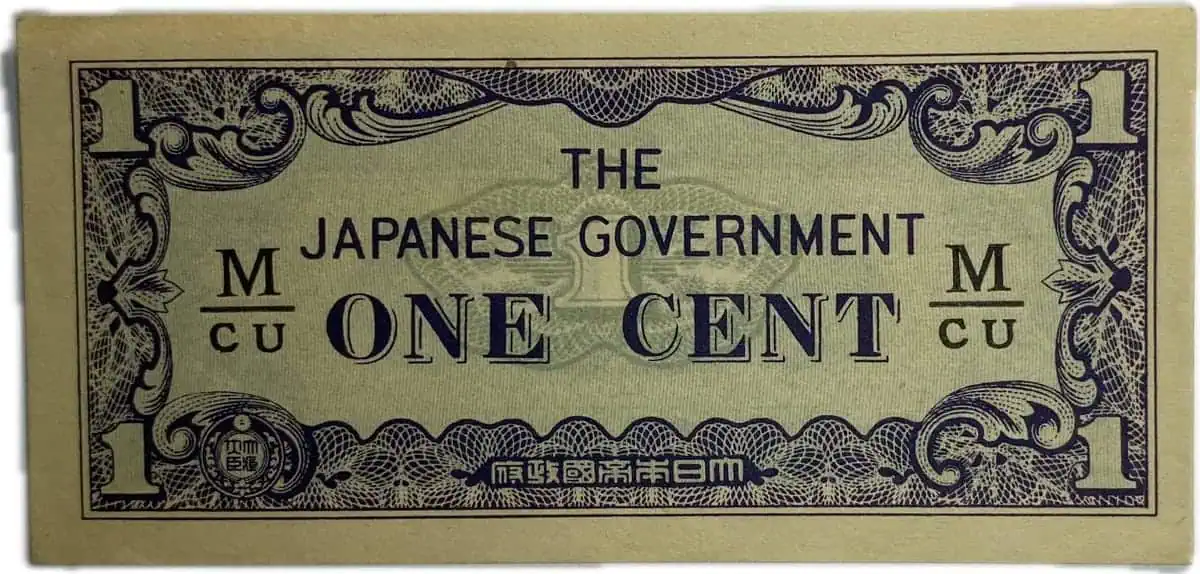 Japon. 1 centavo. 1944