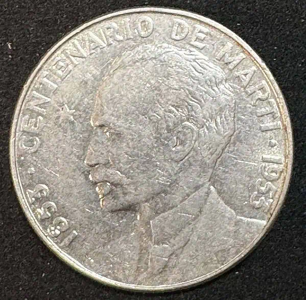 Cuba 1 peso Plata 1953 - Image 2