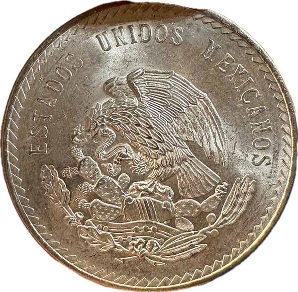 México 5 Pesos Cuauhtemoc 1947 y 1948 - Image 3