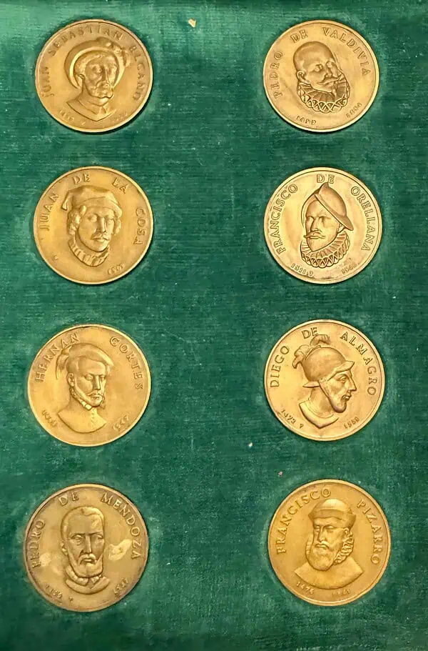 Colección de Medallas en bronce CONQUISTADORES ESPAÑOLES - Image 2