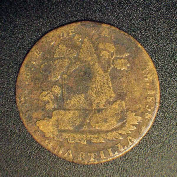 1/4 de Real 1858 Zacatecas - Image 2