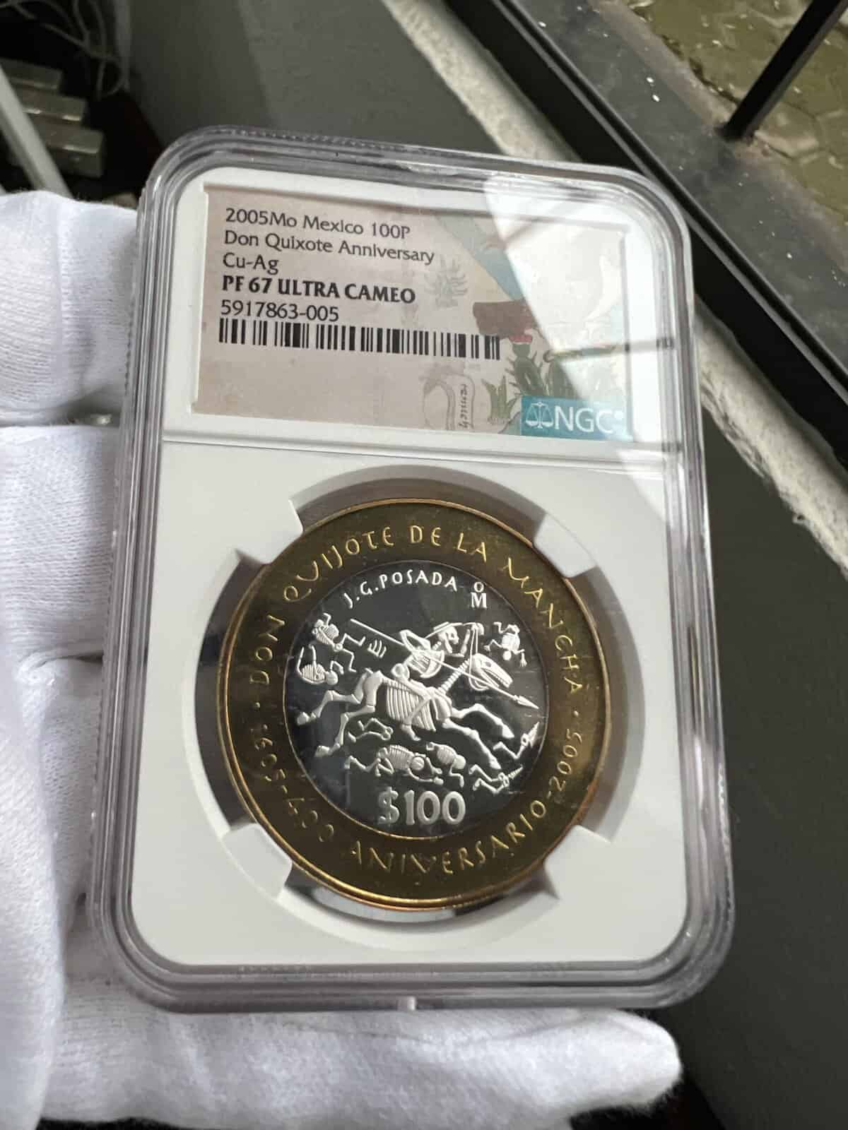 quijote de la mancha proof certificado pf67 ultracameo - Image 2