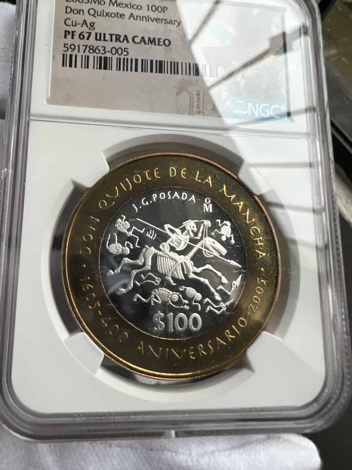 quijote de la mancha proof certificado pf67 ultracameo - Image 3