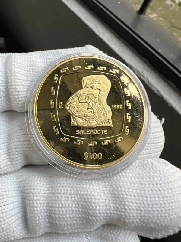 Onza de Oro Precolombina Sacerdote - Image 2