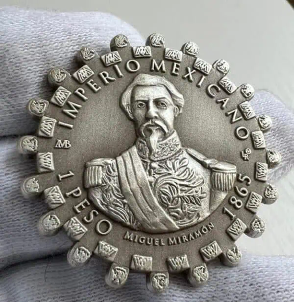 Medalla 1 Peso Alternativo Max y Miguel Miramon