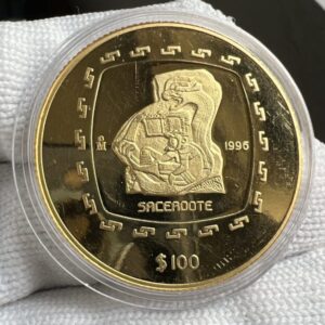 Onza de Oro Precolombina Sacerdote