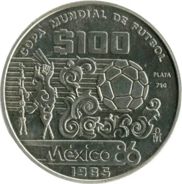 Set de 3 Monedas del Mundial de Fútbol México 86 - Image 2