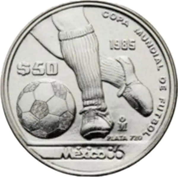Set de 3 Monedas del Mundial de Fútbol México 86 - Image 3