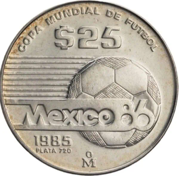 Set de 3 Monedas del Mundial de Fútbol México 86 - Image 4