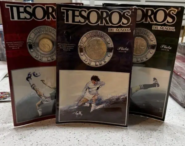 Set de 3 Monedas del Mundial de Fútbol México 86 - Image 6