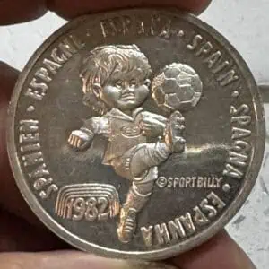 Medalla Copa Mundial de Fútbol España 1982