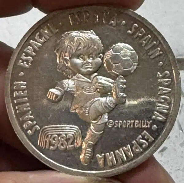 Medalla Copa Mundial de Fútbol España 1982