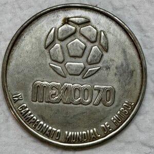 Medalla Mundial de Fútbol México 1970
