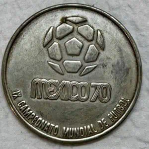 Medalla Mundial de Fútbol México 1970