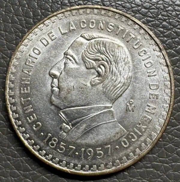 México 1 Peso Juárez 1957