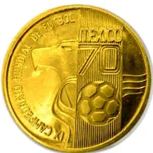 Medalla IX Campeonato Mundial de Fútbol México 1970