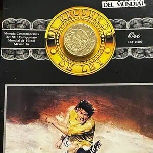 México 500 Pesos 1985 Campeonato Mundial de Fútbol México 1986
