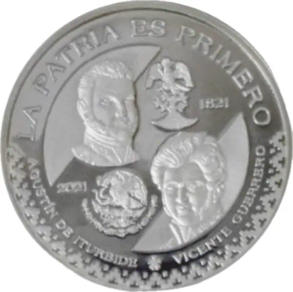 Medalla Bicentenario de la Independencia México 1821-2021 - Image 3
