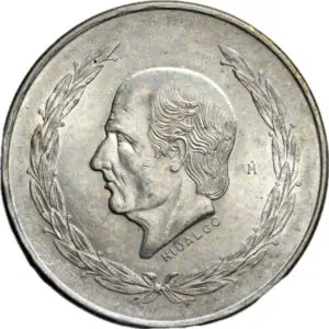 México 5 Pesos 1953 Hidalgo