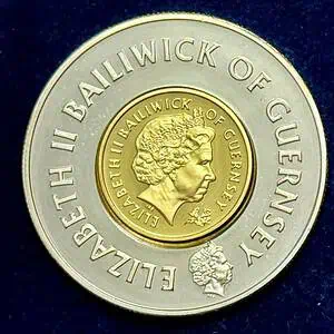 Guernsey,Territorio Reino Unido 1 y 5 Libras 1999-2000