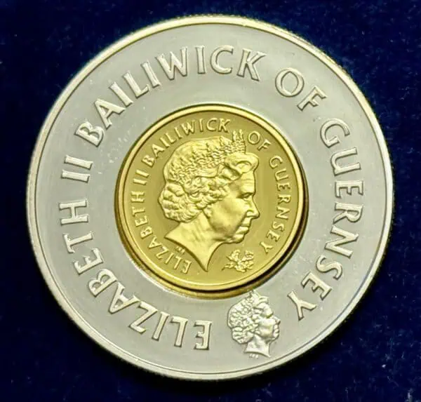 Guernsey,Territorio Reino Unido 1 y 5 Libras 1999-2000