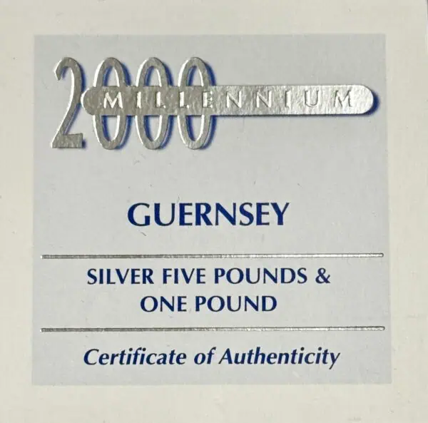 Guernsey,Territorio Reino Unido 1 y 5 Libras 1999-2000 - Image 8