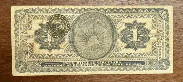 México 1 peso 1916 - Image 2