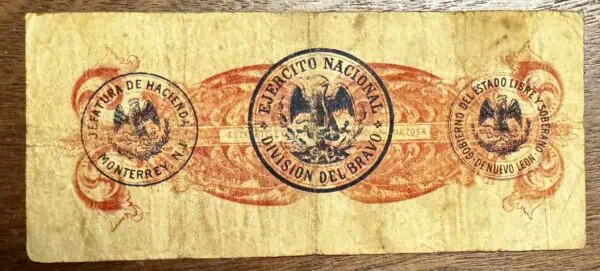 Monterrey Nuevo León 1 Peso 1914 - Image 2