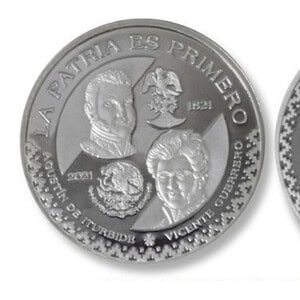 Medalla Bicentenario de la Independencia México 1821-2021