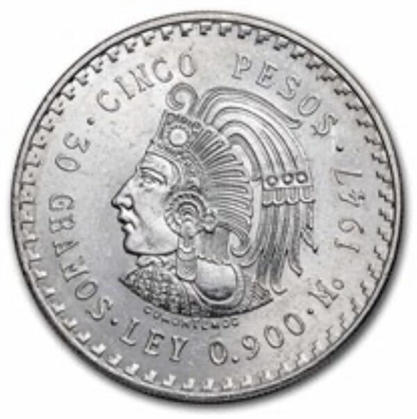 México 5 Pesos 1947 Cuauhtemoc