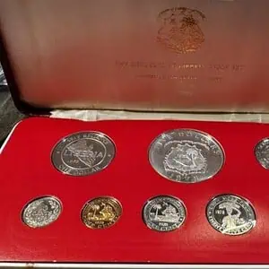 Set de 8 Monedas de Liberia 1978